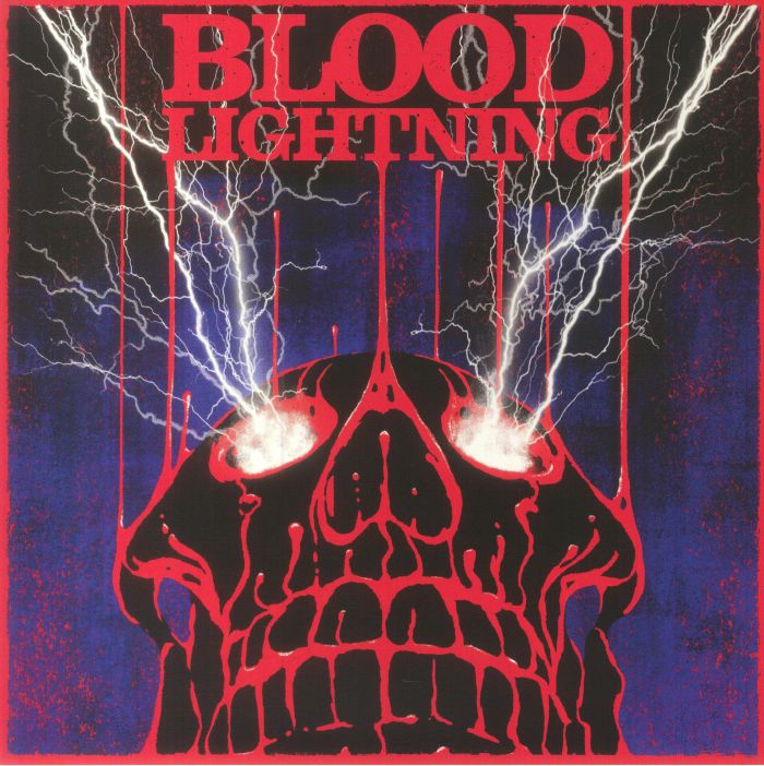 Blood Lightning - Translucent Blue Galaxy Vinyl LP vinyl record cover