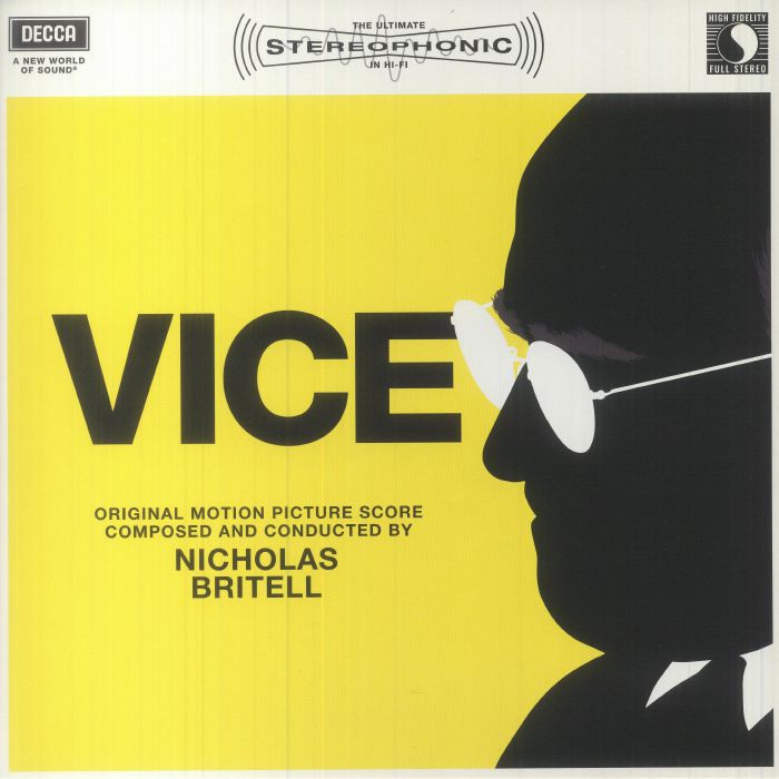 VICE (Soundtrack) - Limited Edition Yellow Vinyl 2xLP vinyl record cover