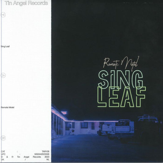 Remote Motel - Limited Edition Vinyl LP vinyl record cover
