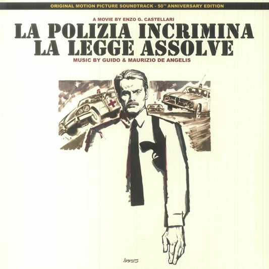 La Polizia Incrimina La Legge Assolve - Red & Black Merge Vinyl LP vinyl record cover