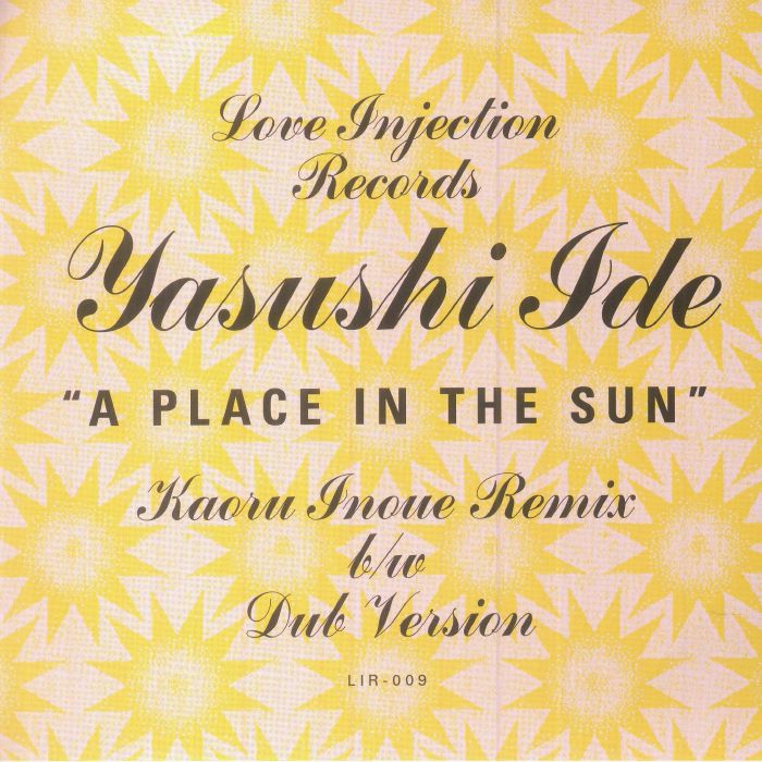 A Place In The Sun - Yellow Vinyl Single vinyl record cover