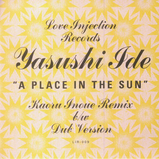 A Place In The Sun - Yellow Vinyl Single vinyl record cover
