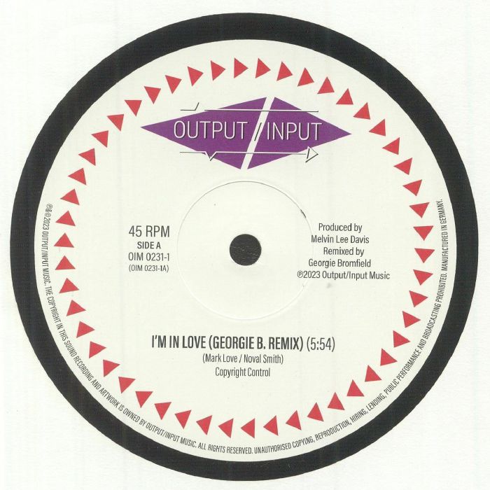I'm In Love - Vinyl Single vinyl record cover