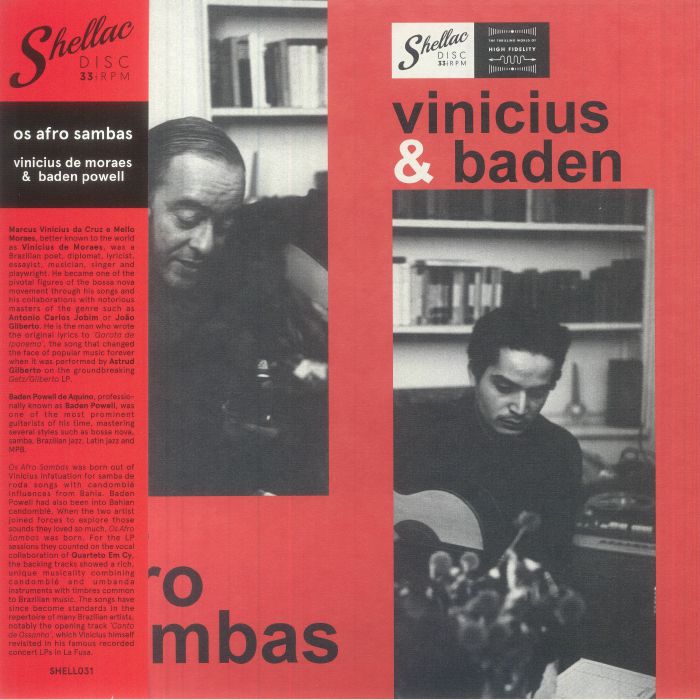 Os Afro Sambas - Vinyl LP vinyl record cover