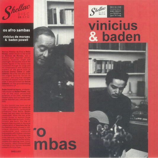 Os Afro Sambas - Vinyl LP vinyl record cover