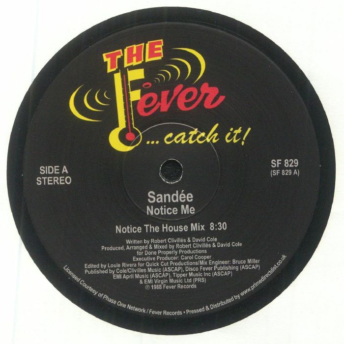 Notice Me - Vinyl Single vinyl record cover