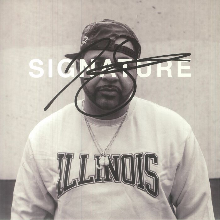 Signature - Red & Black Splatter Vinyl LP vinyl record cover