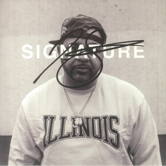 Signature - Red & Black Splatter Vinyl LP vinyl record cover