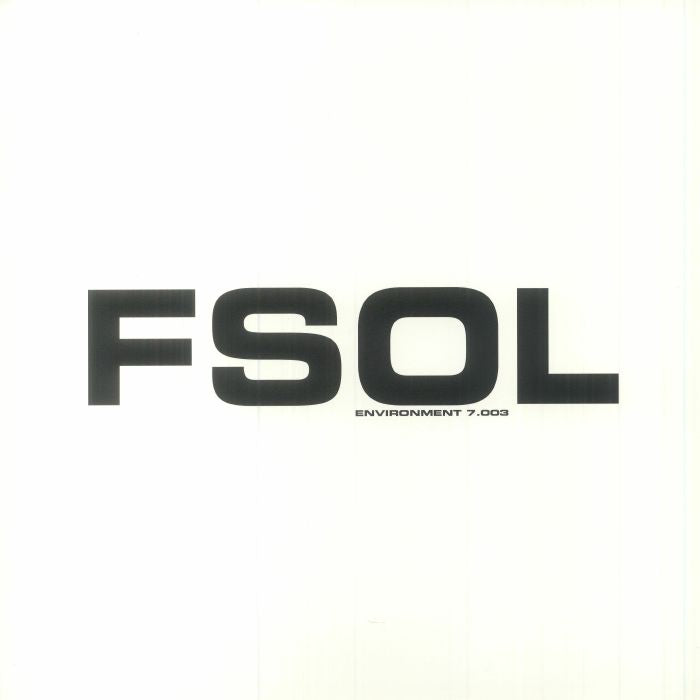 Environment 7003 - Vinyl LP vinyl record cover