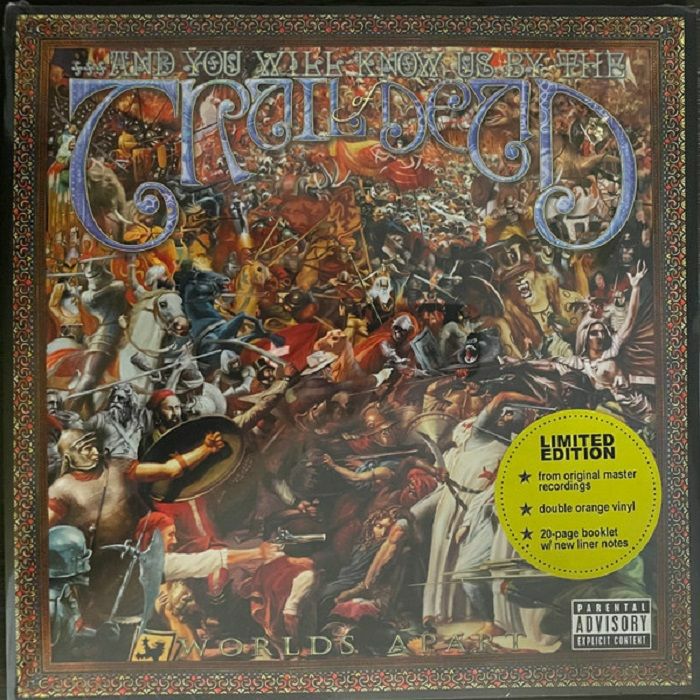 Worlds Apart - Limited Edition Orange Vinyl 2xLP vinyl record cover