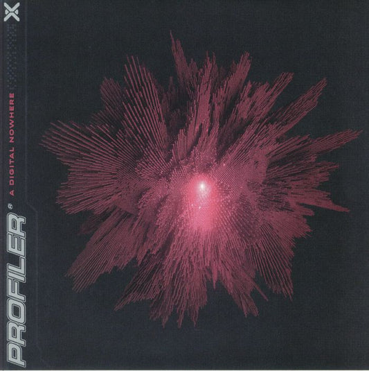 A Digital Nowhere - Red & Black Splatter Vinyl LP vinyl record cover