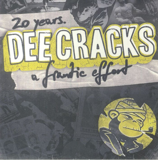 20 Years A Frantic Effort - Green Marbled 3x10 Inch Vinyl vinyl record cover