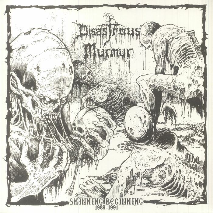Skinning Beginning 1989-1991 - Limited Edition White Vinyl LP vinyl record cover