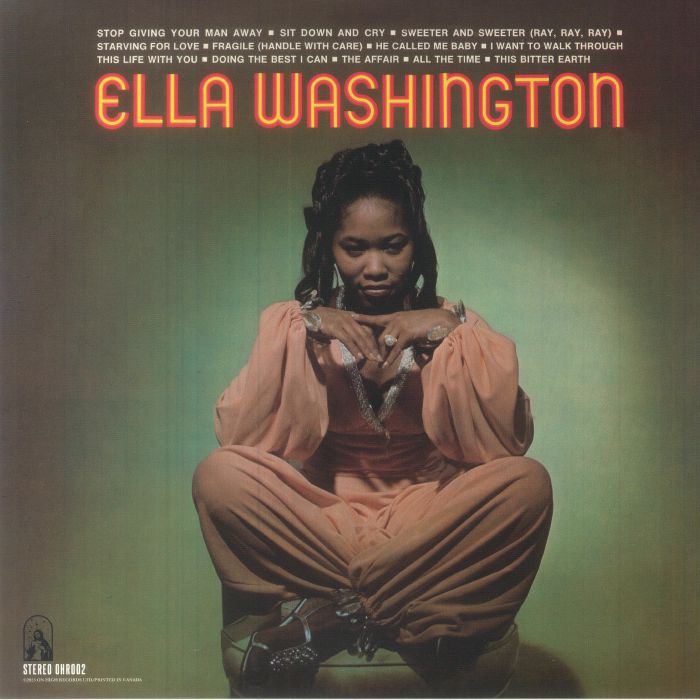 Ella Washington - Vinyl LP vinyl record cover