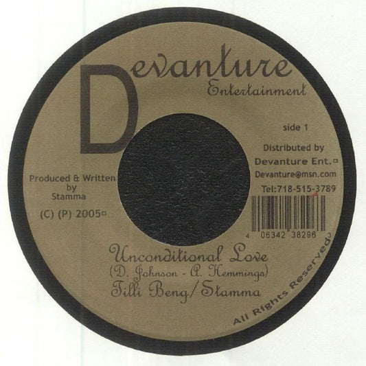 Unconditional Love - Vinyl Single vinyl record cover