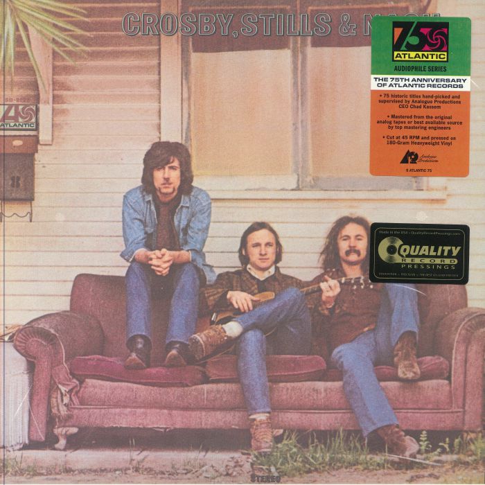 Crosby Stills & Nash - 75th Anniversary Edition 2xLP vinyl record cover
