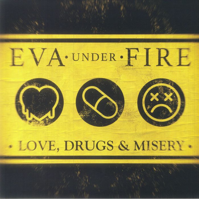 Love Drugs & Misery - Canary Yellow Vinyl LP vinyl record cover