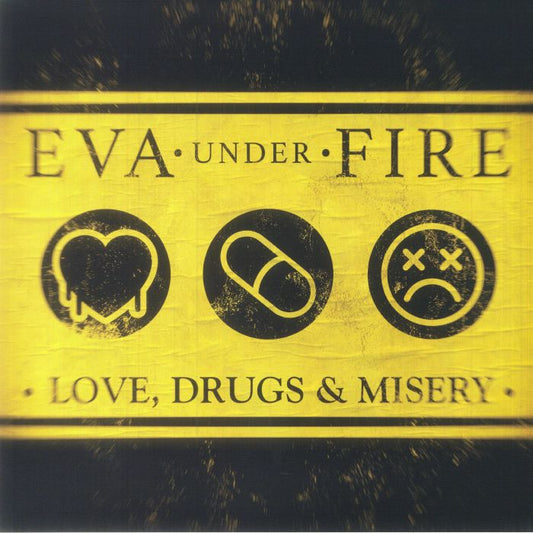 Love Drugs & Misery - Canary Yellow Vinyl LP vinyl record cover