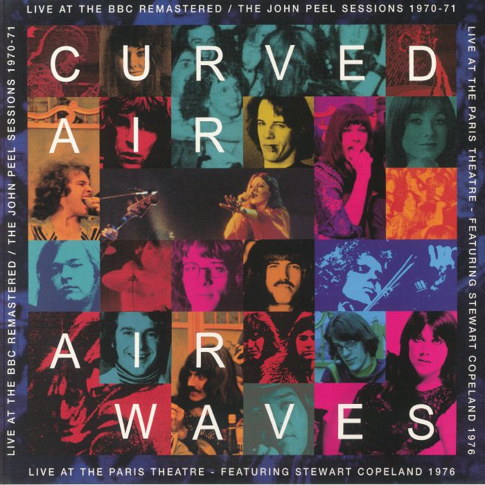 Air Waves (Live) - Limited Edition Blue Vinyl LP vinyl record cover