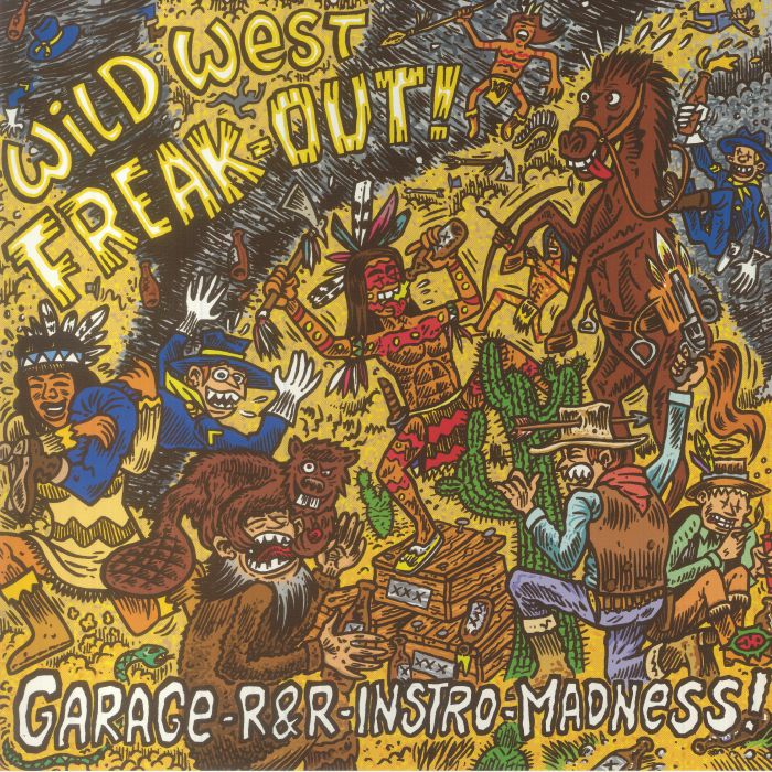 Wild West Freak Out!: Garage R&R Instro Madness! - Grey Vinyl LP vinyl record cover