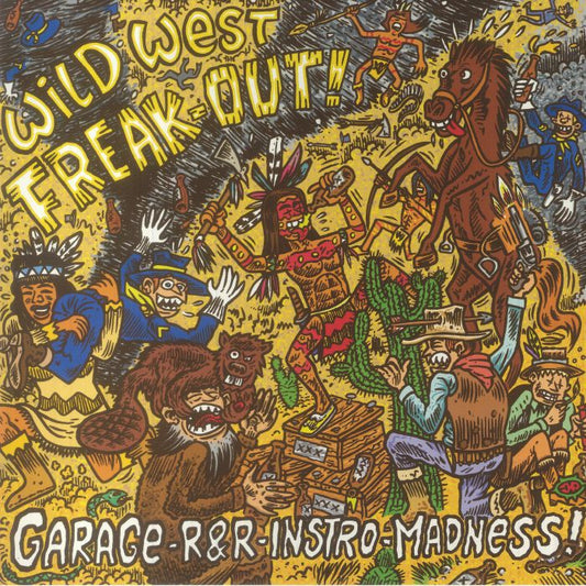 Wild West Freak Out!: Garage R&R Instro Madness! - Grey Vinyl LP vinyl record cover