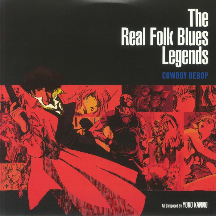 Cowboy Bebop: The Real Folk Blues Legends (Soundtrack) - Red Vinyl 2xLP vinyl record cover