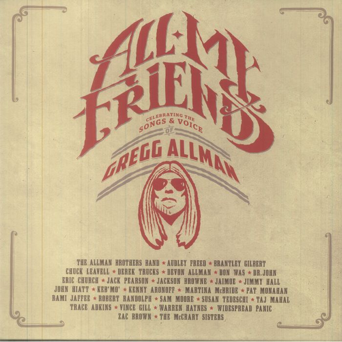 All My Friends: Celebrating The Songs & Voice Of Gregg Allman - 4xLP Box Set vinyl record cover