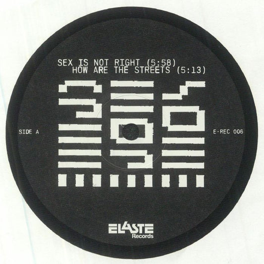 Sex Is Not Right EP - Vinyl EP vinyl record cover
