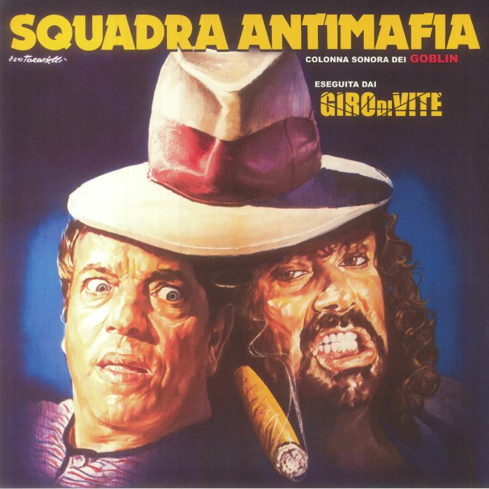 Squadra Antimafia (Soundtrack) - Blue Marbled Vinyl LP vinyl record cover