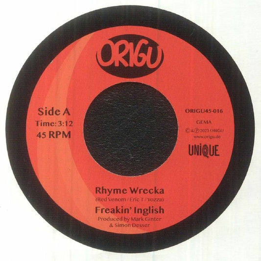 Rhyme Wrecka - Vinyl Single vinyl record cover