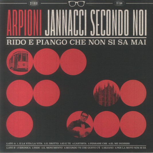Jannacci Secondo Noi: Rido E Piango Che Non Si Sa Mai - Limited Edition Vinyl LP vinyl record cover