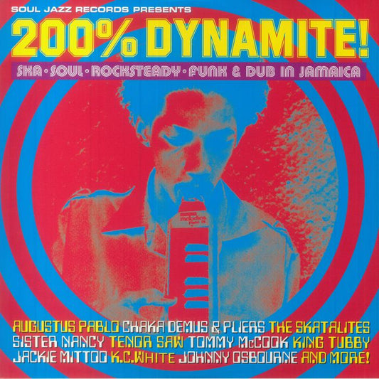 200% Dynamite! Ska Soul Rocksteady Funk & Dub In Jamaica - 2xLP vinyl record cover