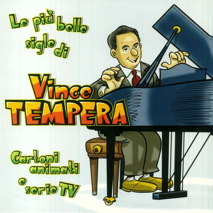 Le Piu Belle Sigle Di Vince Tempera: Cartoni Animati & Serie TV - Orange Vinyl LP vinyl record cover