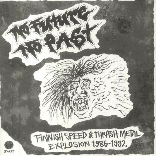 No Future No Past: Finnish Speed & Thrash Metal Explosion 1986-1992 - Limited Edition Grey Vinyl 2xLP vinyl record cover