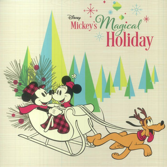 Mickey's Magical Holiday - Limited Edition Blue Splatter Vinyl LP vinyl record cover