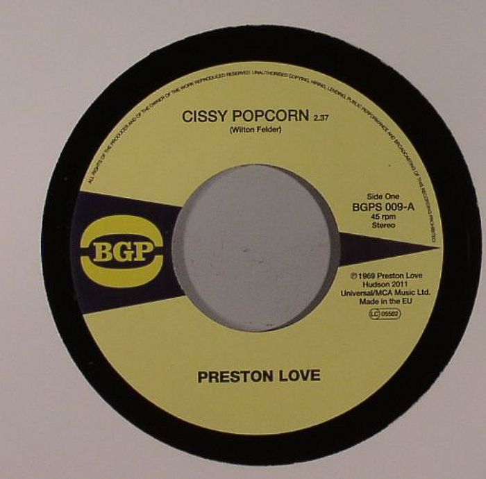 Cissy Pop Corn - Vinyl Single vinyl record cover