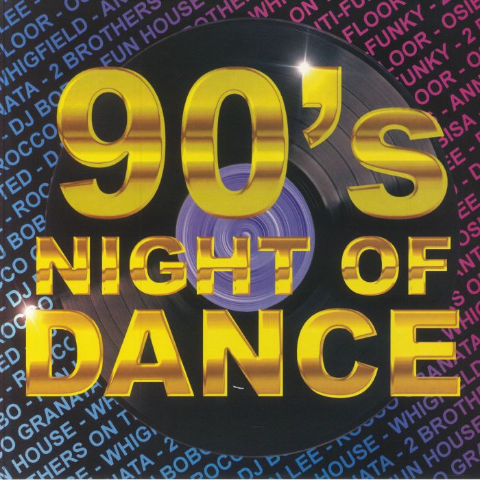 90's Night Of Dance - Vinyl LP vinyl record cover