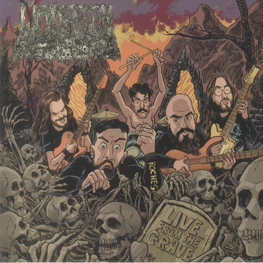 Live From The Grave - Limited Edition Red Vinyl LP vinyl record cover