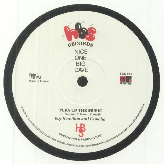 Turn Up The Music - Limited Edition Vinyl Single vinyl record cover