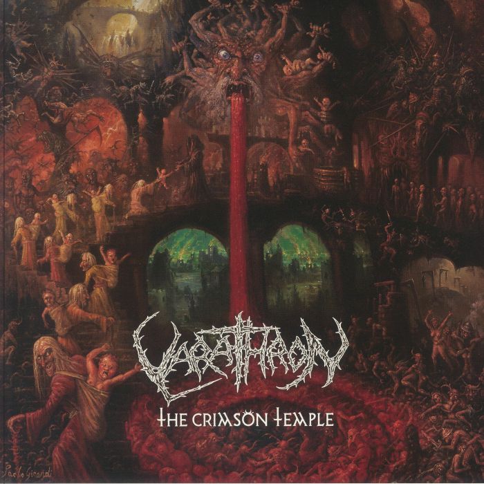 The Crimson Temple - Limited Edition Crimson Vinyl LP vinyl record cover