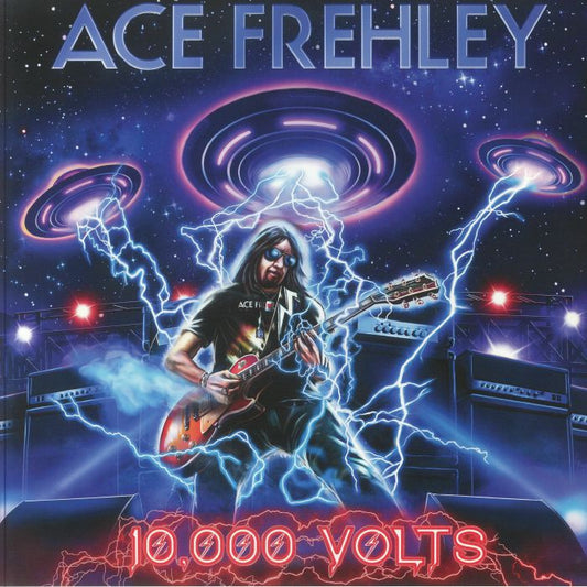10,000 Volts - Limited Edition Splatter Vinyl LP vinyl record cover