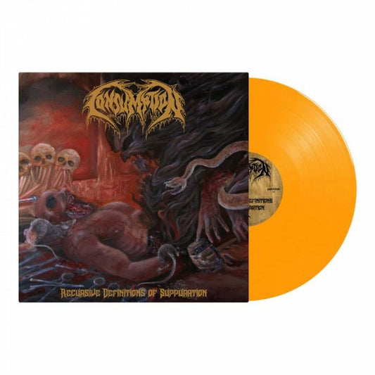 Recursive Definitions Of Suppuration - Neon Orange Vinyl LP vinyl record cover