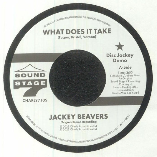 What Does It Take - Vinyl Single vinyl record cover