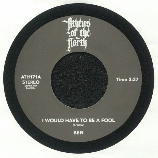 I Would Have To Be A Fool - Vinyl Single vinyl record cover