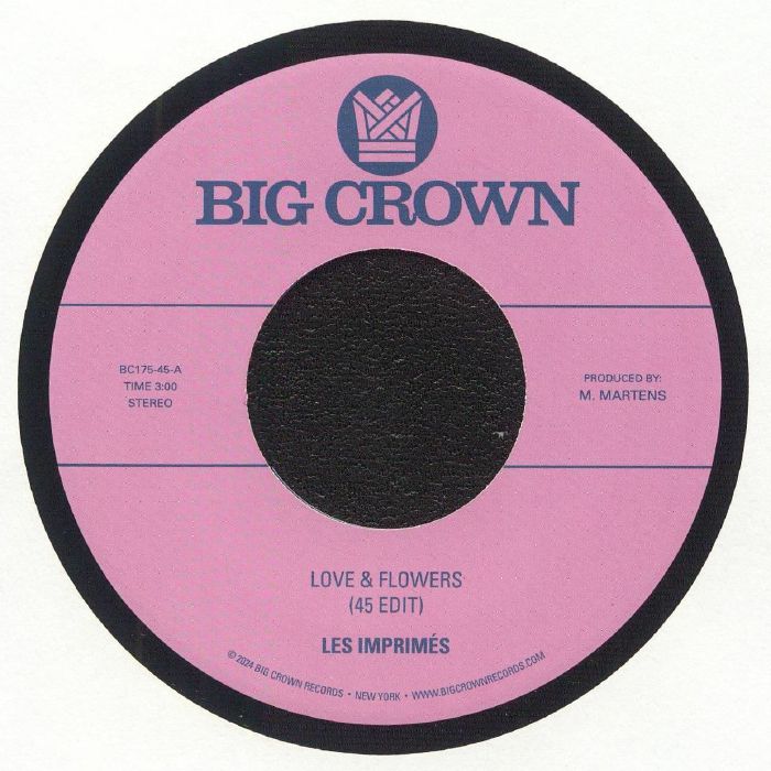 Love & Flowers - Vinyl Single vinyl record cover