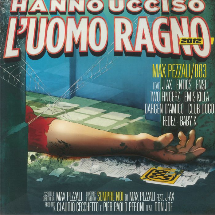 Hanno Ucciso L'uomo Ragno 2012 - Limited Edition Yellow Vinyl LP vinyl record cover