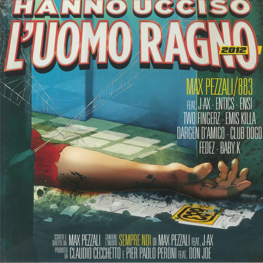 Hanno Ucciso L'uomo Ragno 2012 - Limited Edition Yellow Vinyl LP vinyl record cover
