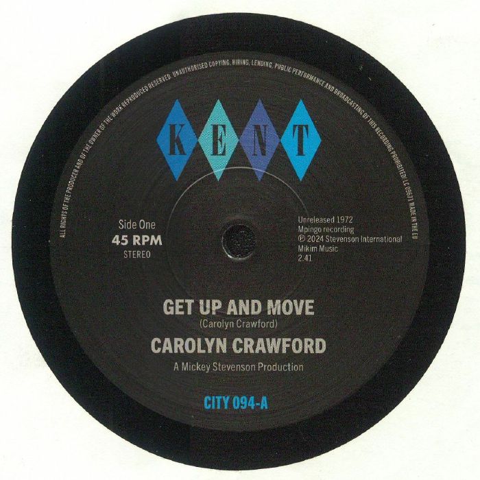 Get Up & Move - Vinyl Single vinyl record cover