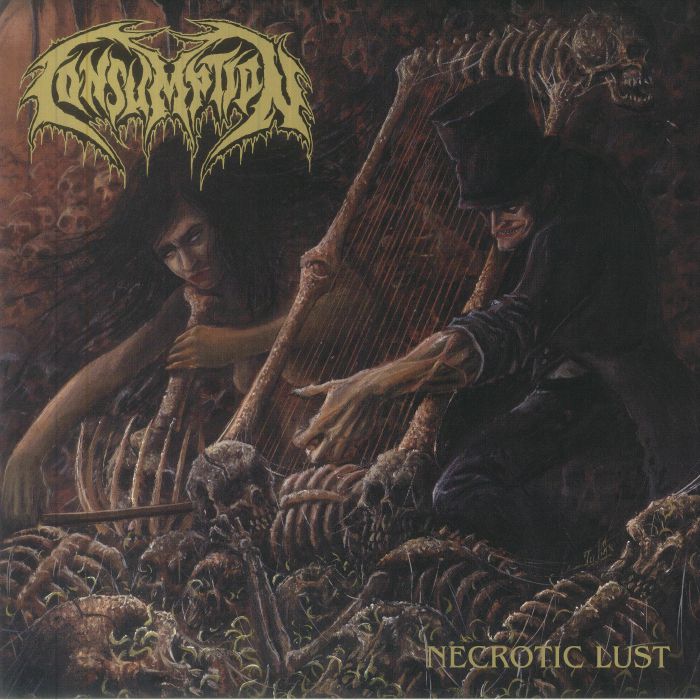 Necrotic Lust - Splatter Vinyl LP vinyl record cover