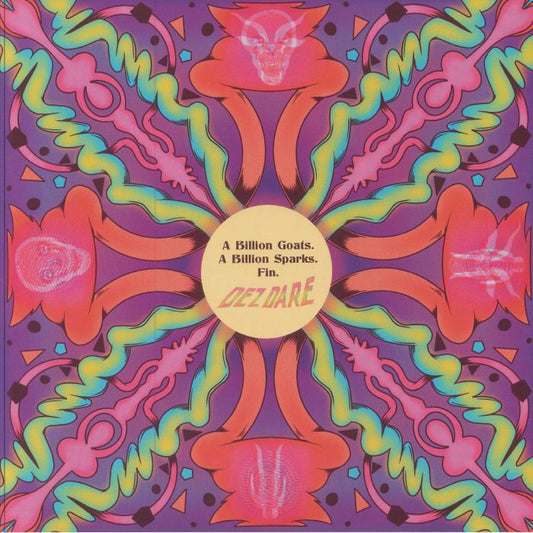 A Billion Goats A Billion Sparks Fin - Orange & Purple Vinyl LP vinyl record cover